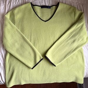 Vintage fleece in Lime Green